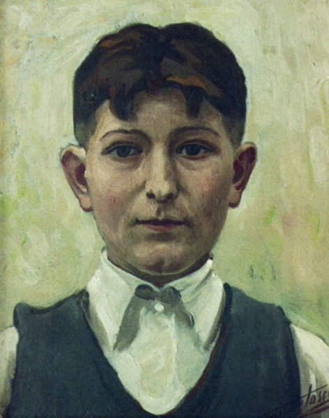 Artist's son, 1925, -Oil on canvas, -Collection of the Tasca Estate