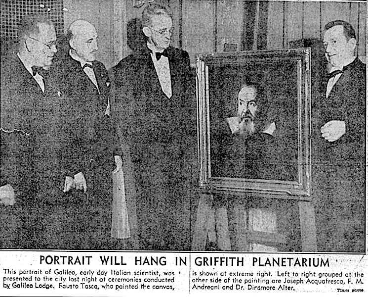 LA Times article and photograph, 1937