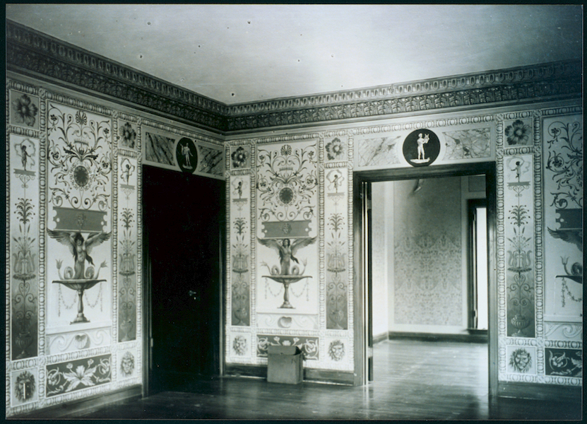 Photo #1 of Dining Room, Montecito estate, 1919, -Design and decorative painting, -Archive of the Tasca Estate