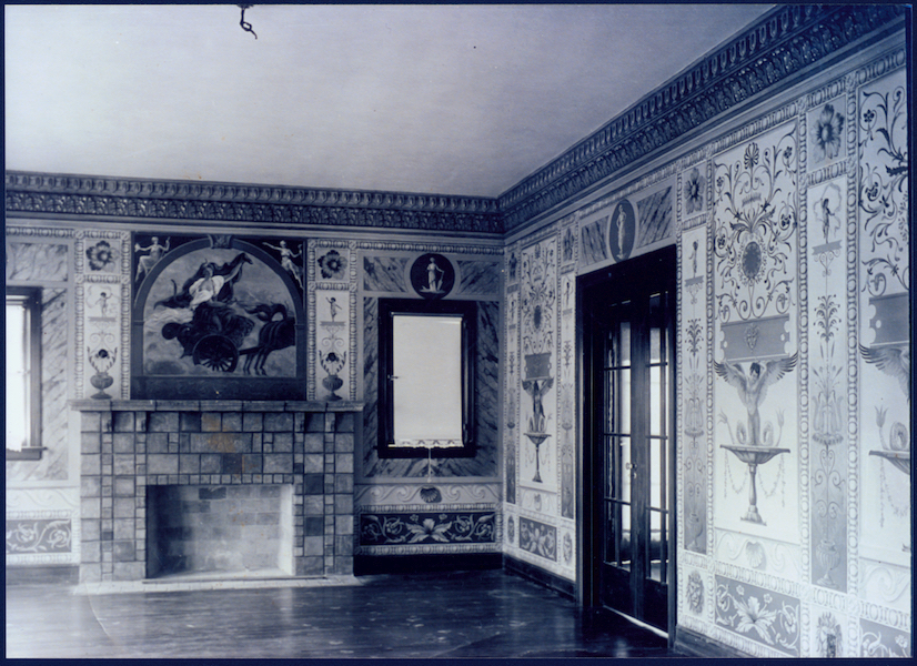 Photo #2 of Dining Room, Montecito estate, 1919, -Design and decorative painting, -Archive of the Tasca Estate