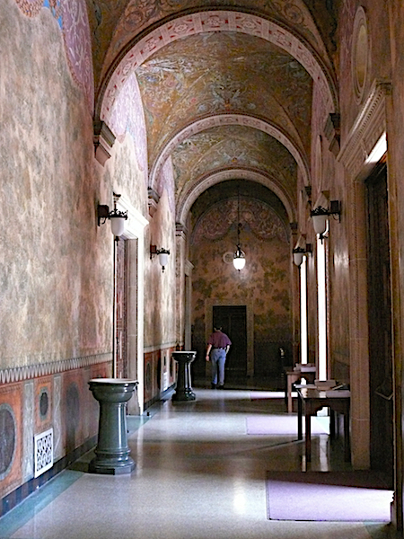 Narthex, 1927, -Photograph Sandra Tasca, 1970, -Archive of the Tasca Estate