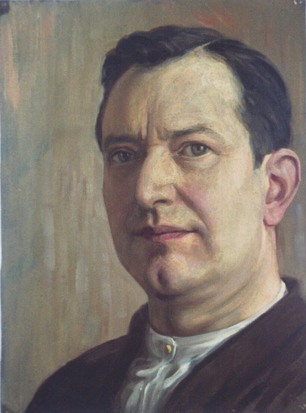 Self-portrait, -Oil on canvas, -Collection of the Tasca Estate
