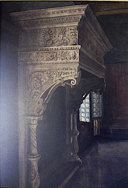Interior Palazzo, Venice, 1904&#8211;1906, -Watercolor on paper, -Collection of the Tasca Estate